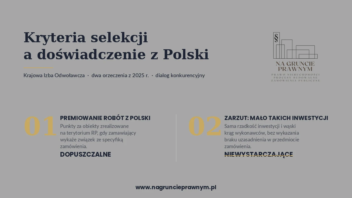 Infografika: kryteria selekcji - nagruncieprawnym.pl